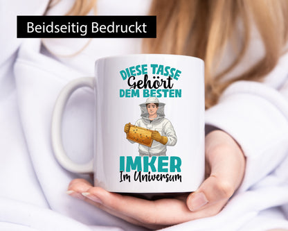 Im Universum: Imker | Imkerei lustig Humor Geschenkidee Geschenk Tasse