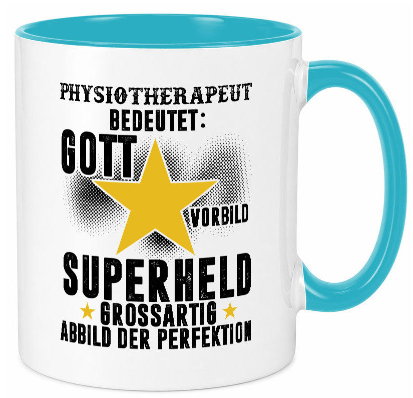 Bedeutung von Physiotherapeut lustiger Spruch Geschenk Humor Geschenkidee Tasse