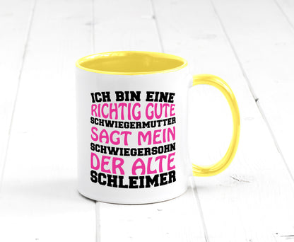 Gute Schwiegermutter lustig Familie Geschenkidee Geschenk Tasse