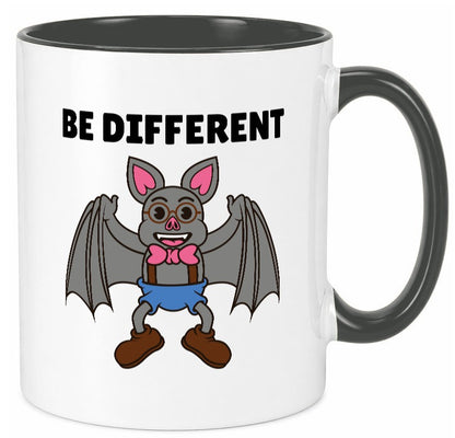 Be Different Geschenk Humor Geschenkidee lustiger Spruch Tasse