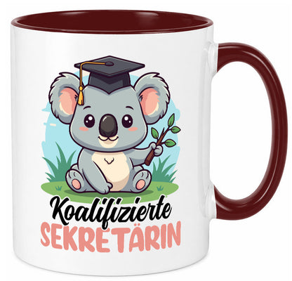 Koalifizierte Sekretärin | Büro Geschenkidee Arbeit Kollegen Humor Tasse