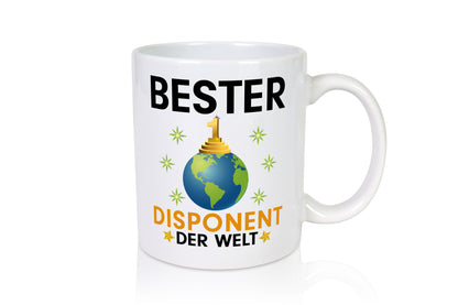 Welt Bester Disponent | Zuteiler lustig Humor Geschenkidee Geschenk Tasse