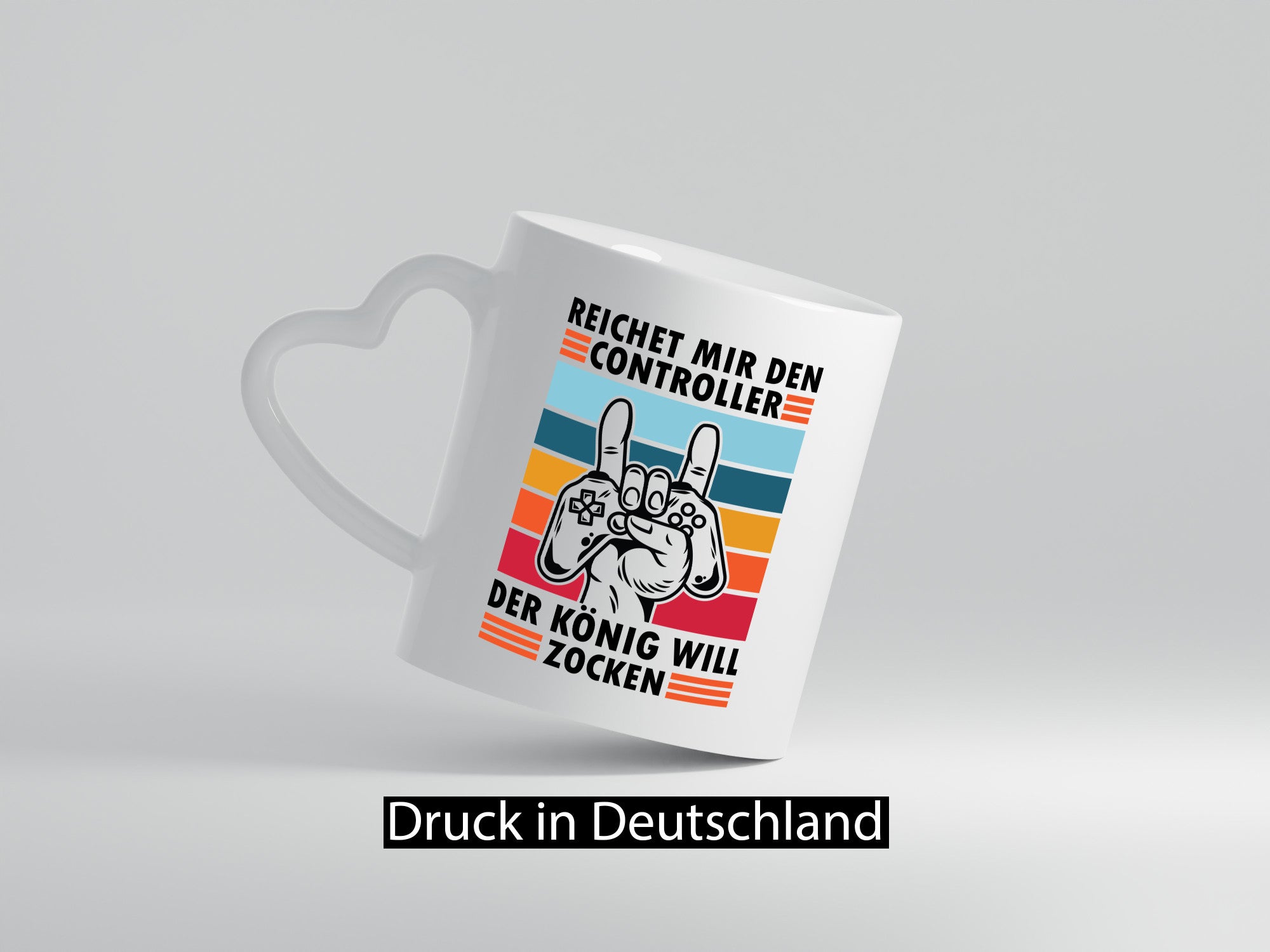 Controller | König will zocken Hand mit lustiger Spruch Geschenk Humor