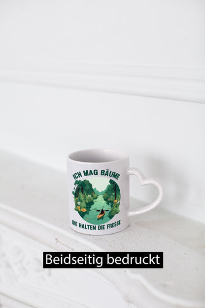 Ich mag Bäume die halten Fresse | Natur Wald lustiger Spruch Geschenk Humor