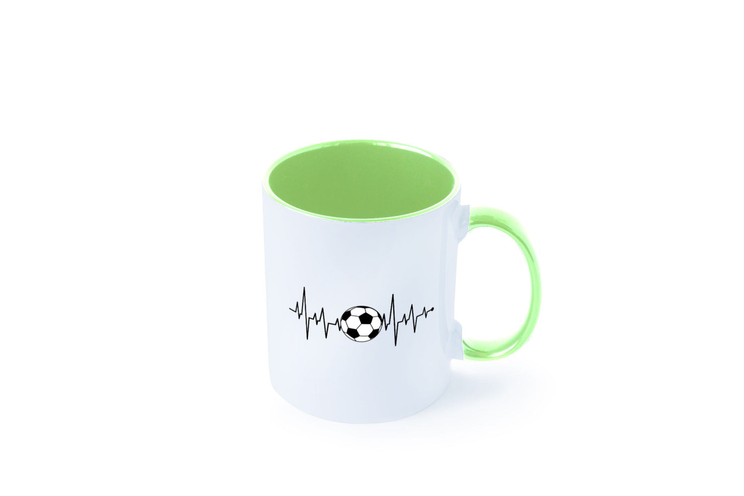 Fußball Herzschlag | Fussballer Verein Sport Team Geschenk Humor Geschenkidee