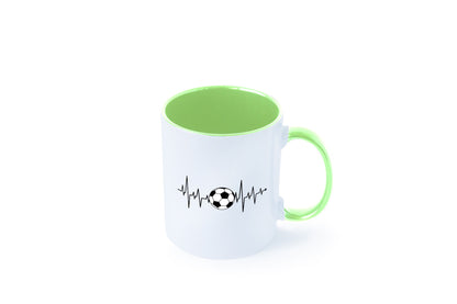 Fußball Herzschlag | Fussballer Verein Sport Team Geschenk Humor Geschenkidee