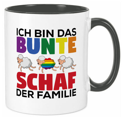 LGBTQ+ Tasse | Buntes Schaf Regenbogen Humor Geschenkidee