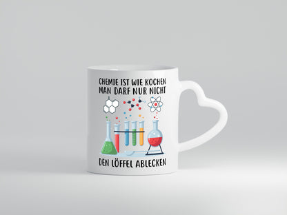 Chemie ist wie Kochen | lustiger Spruch Geschenk Humor Geschenkidee Tasse