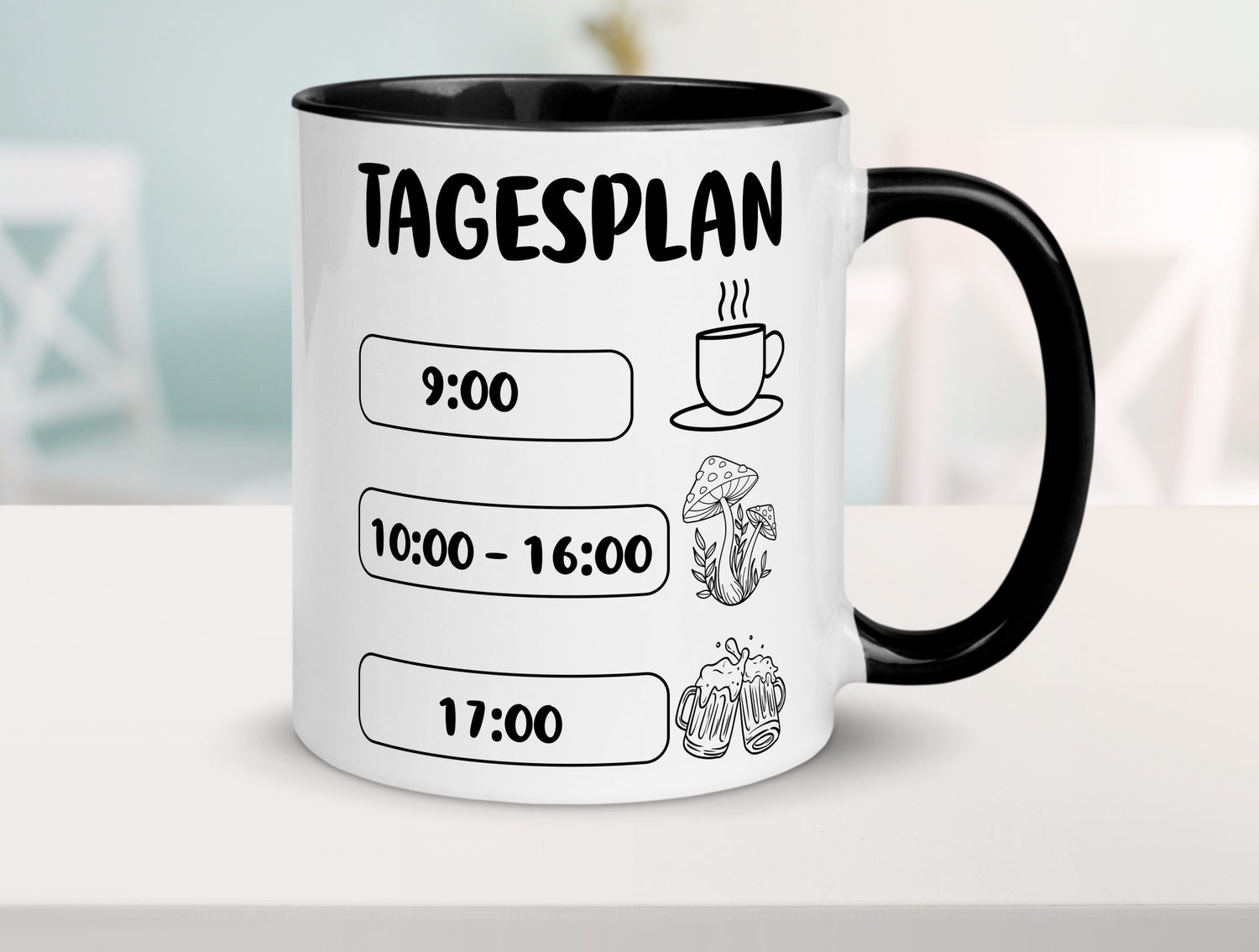 Tagesplan Pilzsammler | Pilze Wald v2 Geschenk Humor Geschenkidee lustiger
