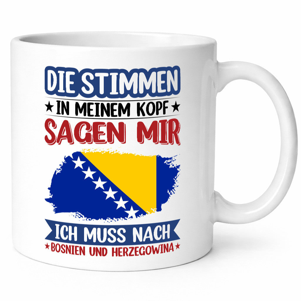 Bosnien und Herzegowina | Urlaub Stimmen in meinem Kopf Geschenk Humor