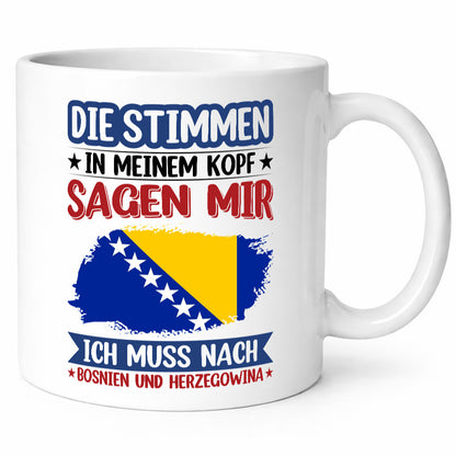Bosnien und Herzegowina | Urlaub Stimmen in meinem Kopf Geschenk Humor