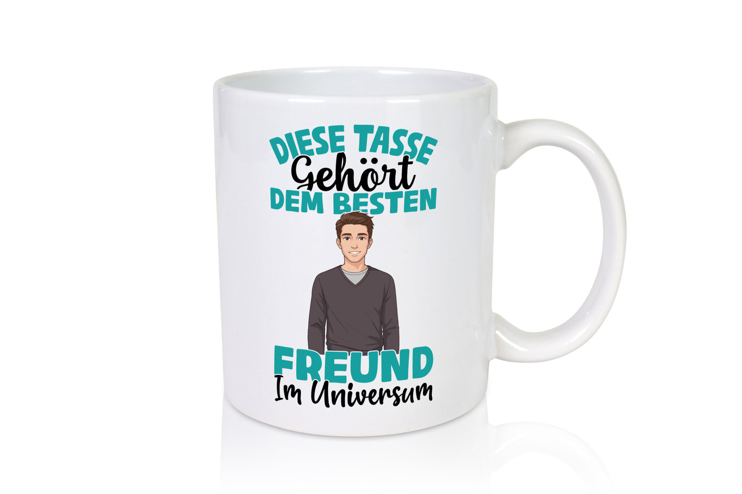 Im Universum: Freund | Beziehung Partner Liebe Geschenk Humor Geschenkidee
