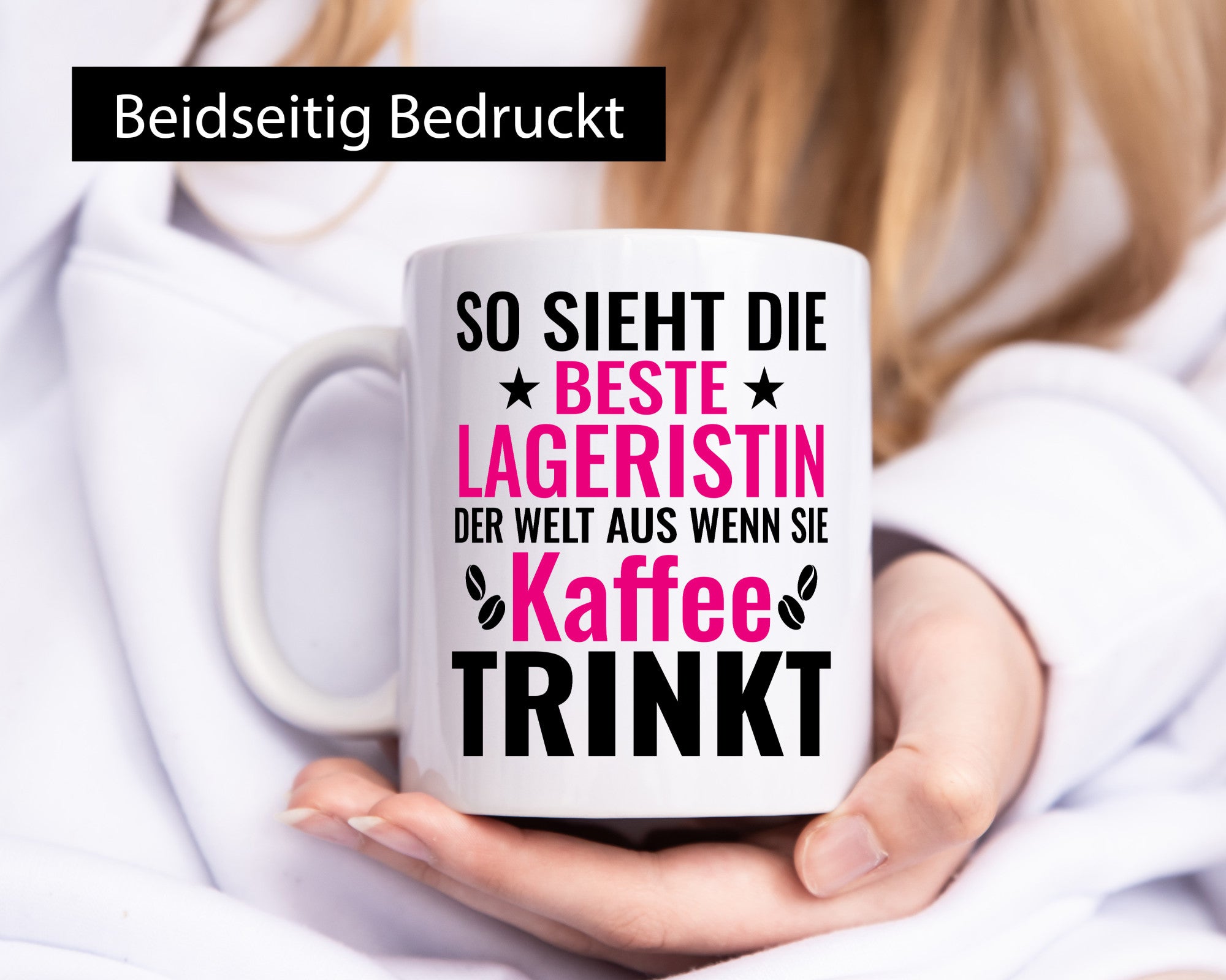 Kaffee trinkt: Lageristin | Beruf Lager Arbeiterin Geschenkidee Arbeit Kollegen