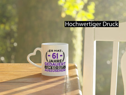 61 Jahre gedauert um so gut auszusehen | 61. Geburtstag lustig Geschenkidee