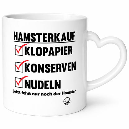 Hamsterkauf | Weihnachten Shopping Geschenkidee Humor Tasse