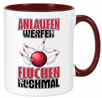 Bowling Tasse Geschenk Humor Geschenkidee lustiger Spruch