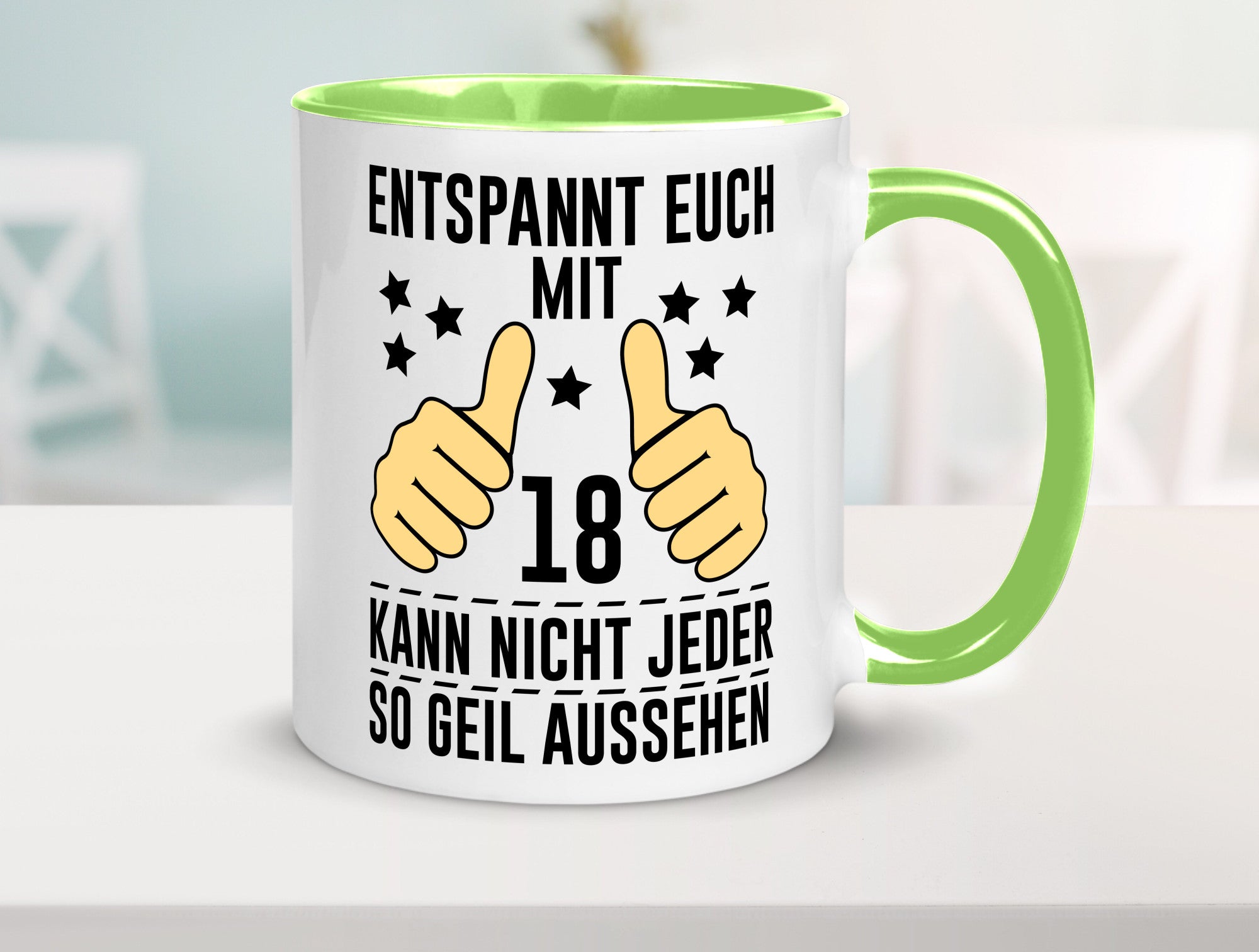 18. Geburtstag | 18 Jahre Geil aussehen Entspannt euch Geschenk Geschenkidee