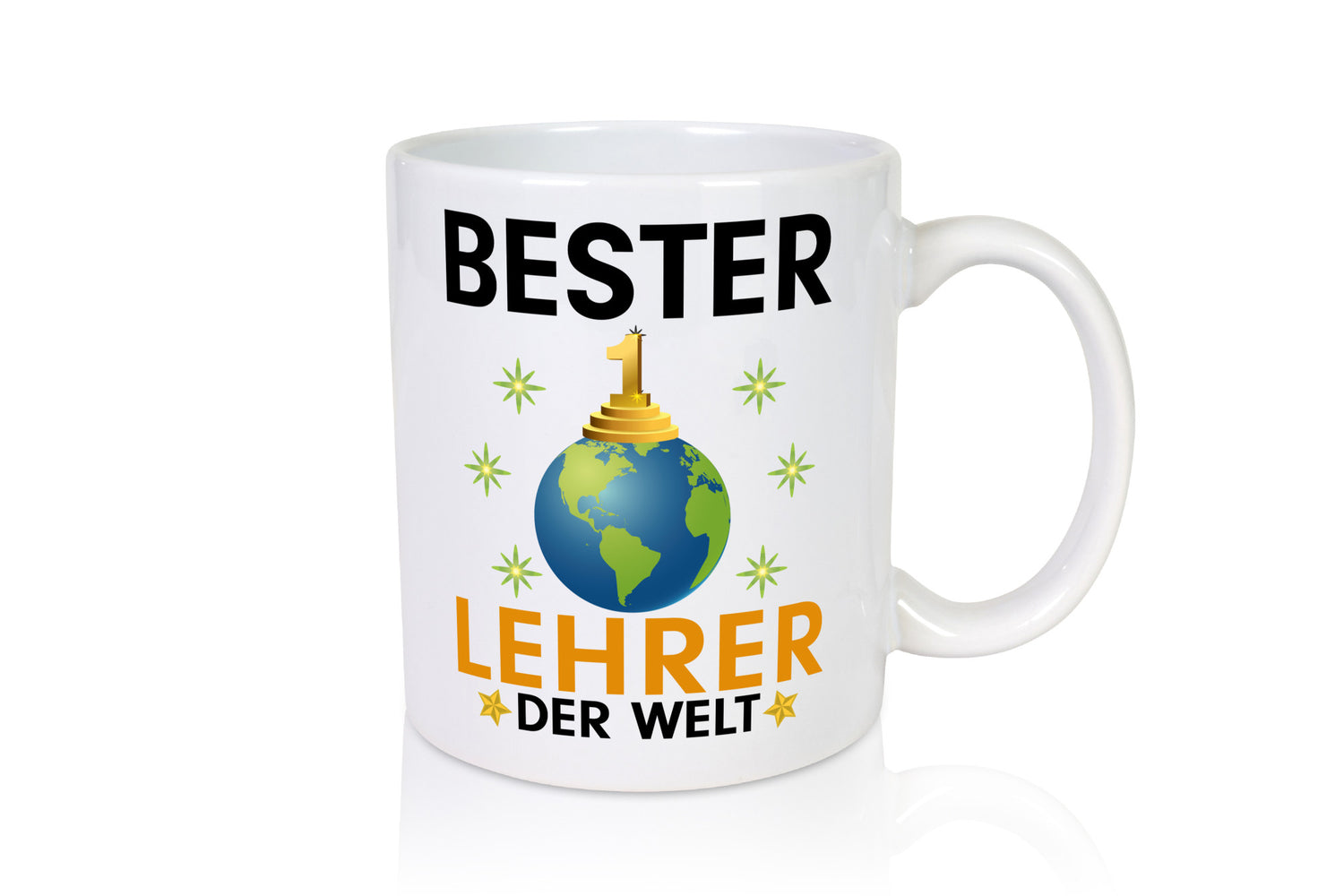 Welt Bester Lehrer | Schule Beruf Schüler Geschenk Arbeit Kollegen Büro