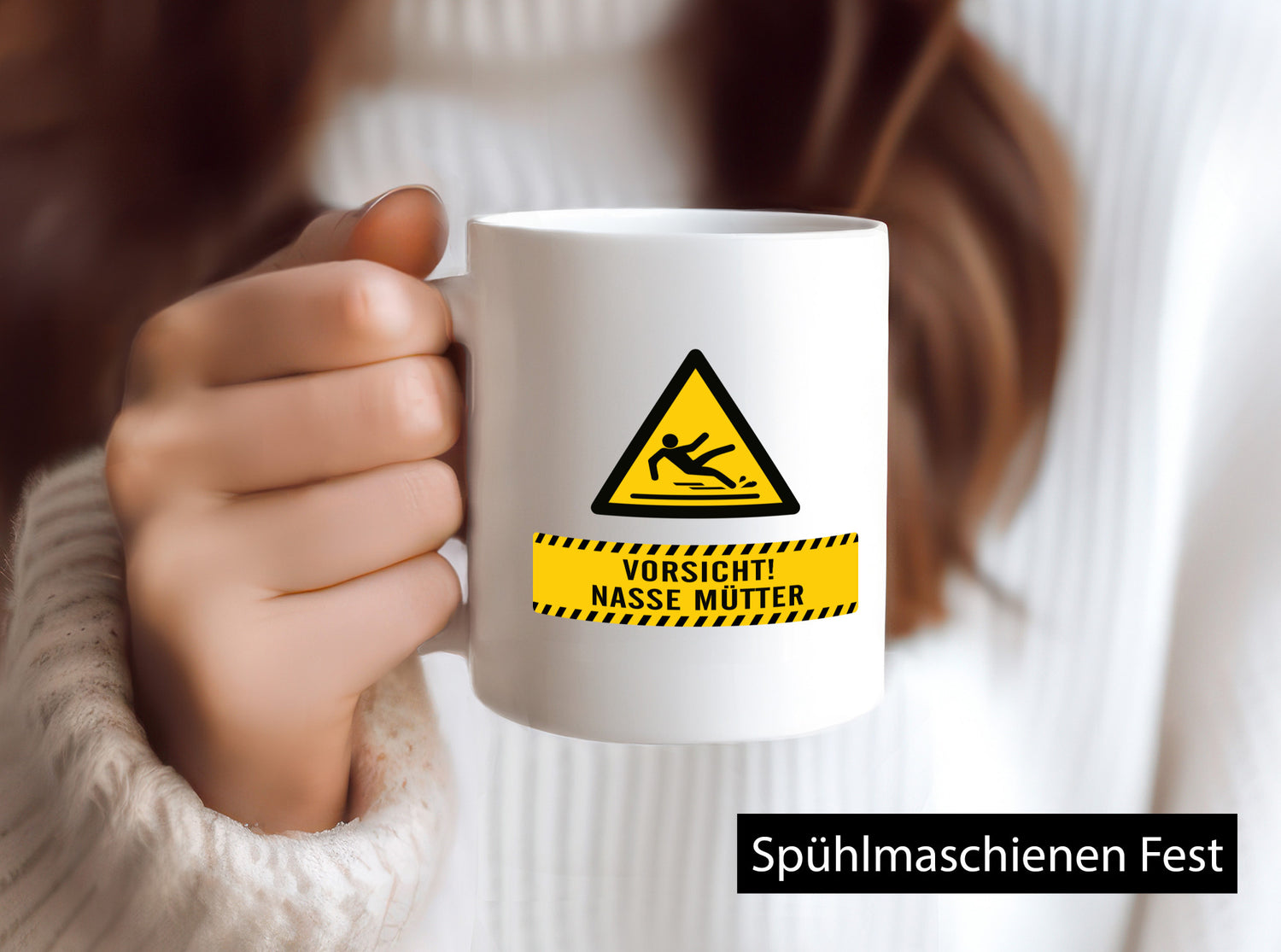 Vorsicht Nasse Mütter | Muttertag Geschenk Familie Geschenkidee lustiger Spruch
