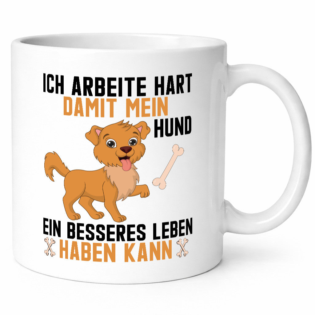 Ich Arbeite für meinen Hund | Schönes leben lustig Arbeit Kollegen Büro