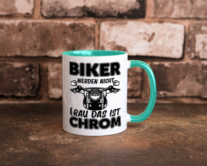 Biker werden nicht grau | Motorrradfahrer Tasse Humor Geschenkidee