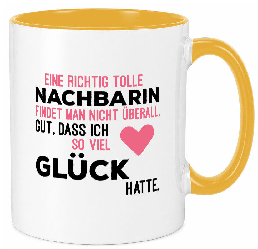 Tolle Nachbarin | Freundschaft gute Nachbarschaft Humor Geschenkidee Tasse