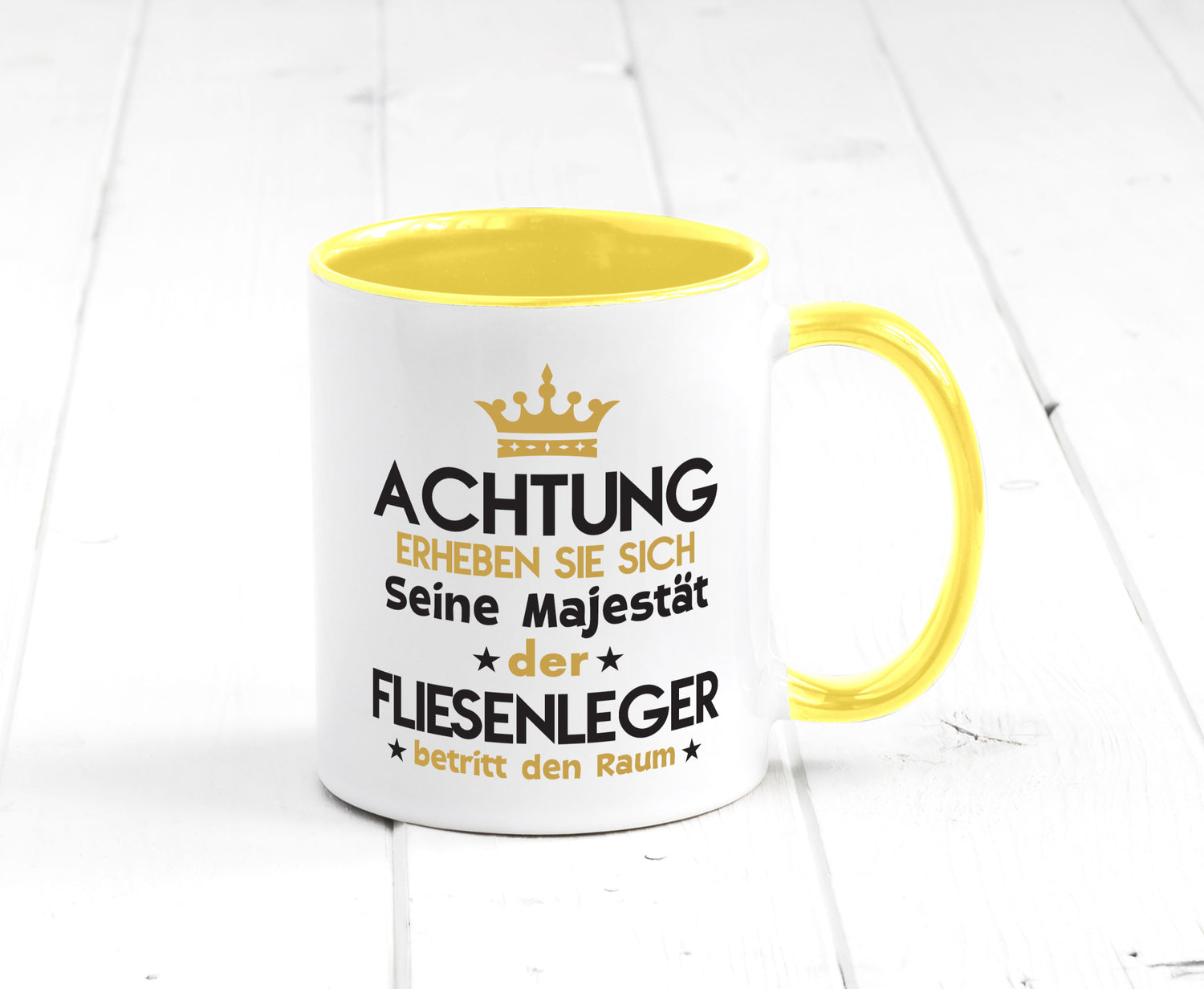 Seine Majestät Fliesenleger | Fliesenlegen Bau lustiger Spruch Geschenk Humor
