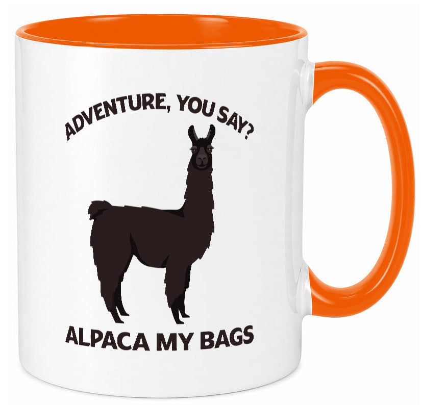 Adventure, Alpaca | Humor Geschenkidee Tasse