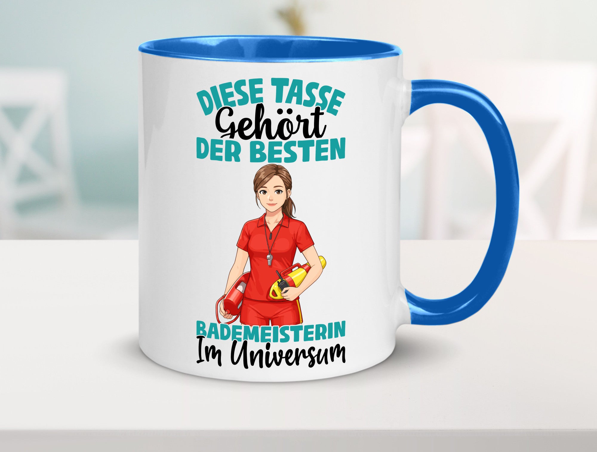 Im Universum: Bademeisterin | Schwimmmeisterin Geschenk Humor Geschenkidee