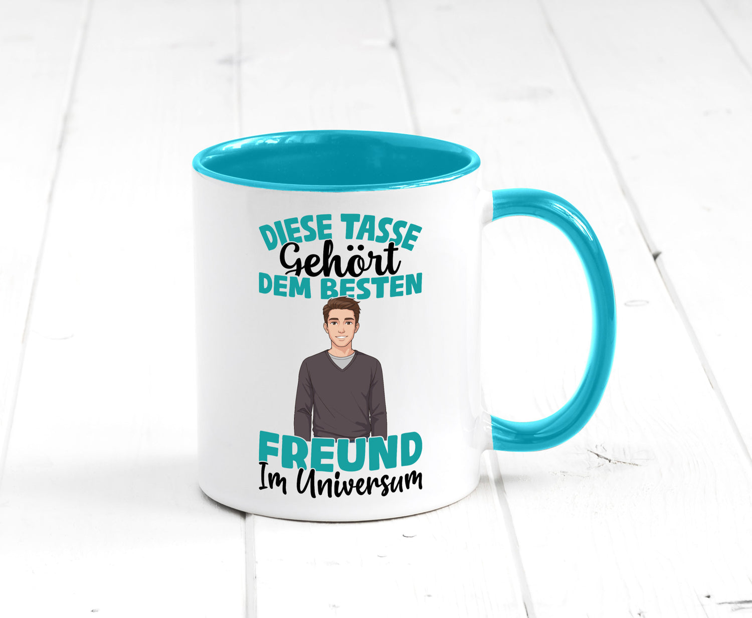 Im Universum: Freund | Beziehung Partner Liebe Geschenk Humor Geschenkidee