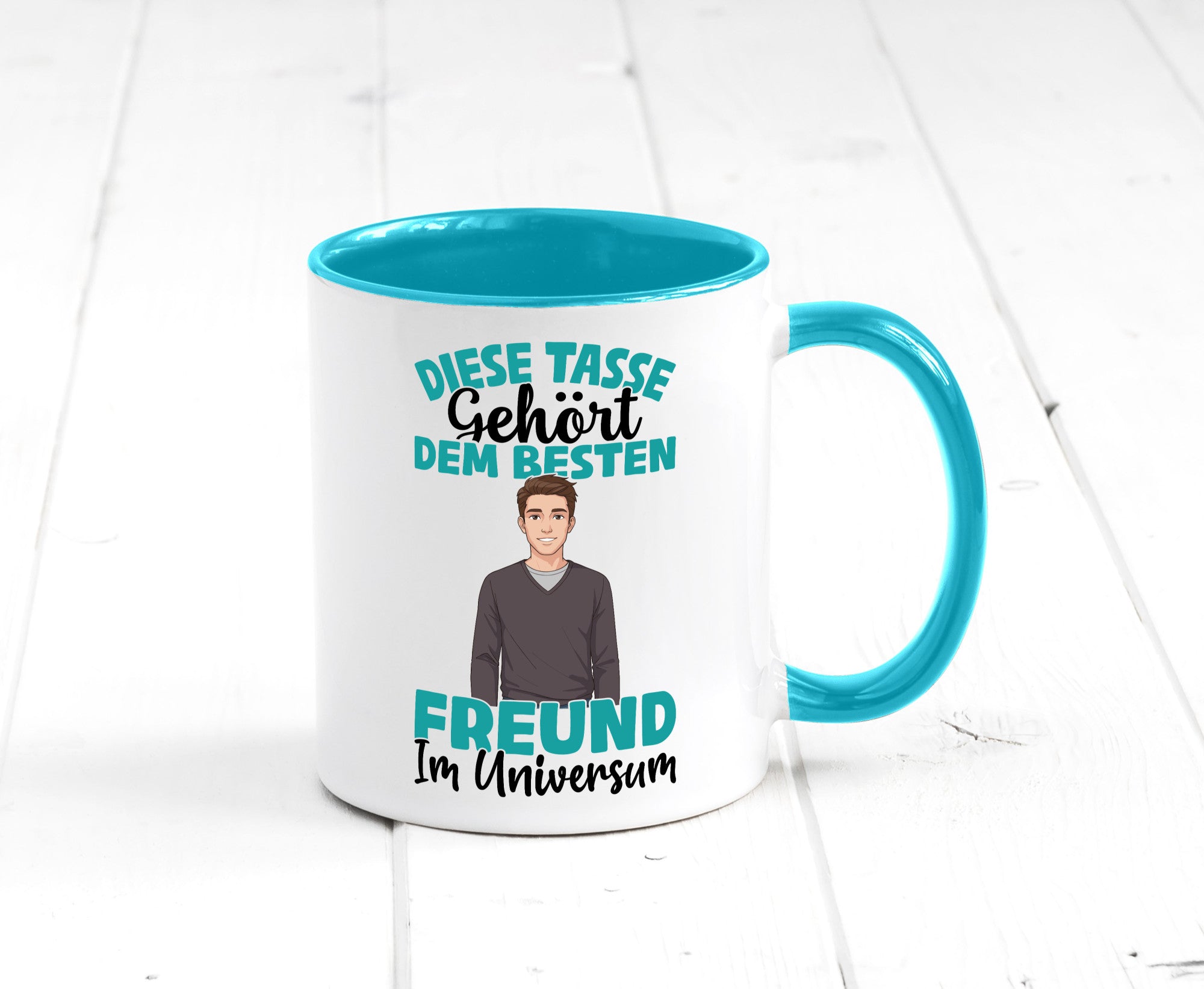 Im Universum: Freund | Beziehung Partner Liebe Geschenk Humor Geschenkidee