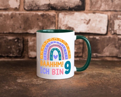 9. Geburtstag | 9 Jahre Regenbogen Bääm Mädchen Geschenk Geschenkidee lustiger