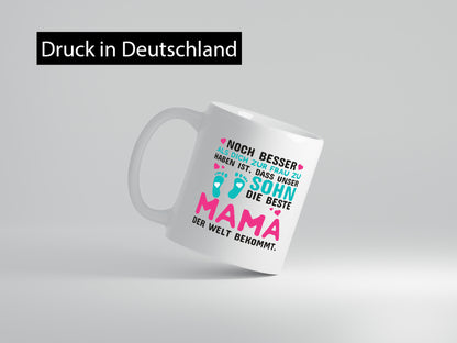 Werdende Mama | Schwangerschaft Tasse Nachwuchs Geschenkidee Familie Humor