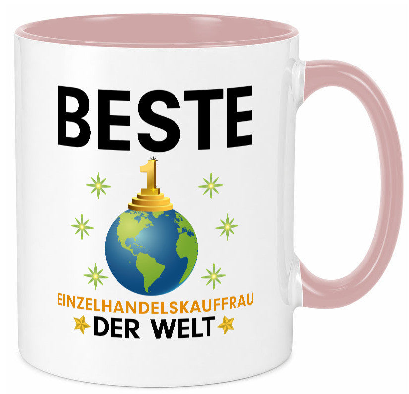 Welt Beste Einzelhandelskauffrau | Einzelhandel Geschenkidee Humor Tasse