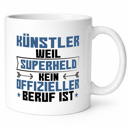 Superheld Künstler | Spruch lustig Kunst Geschenk Humor Geschenkidee lustiger