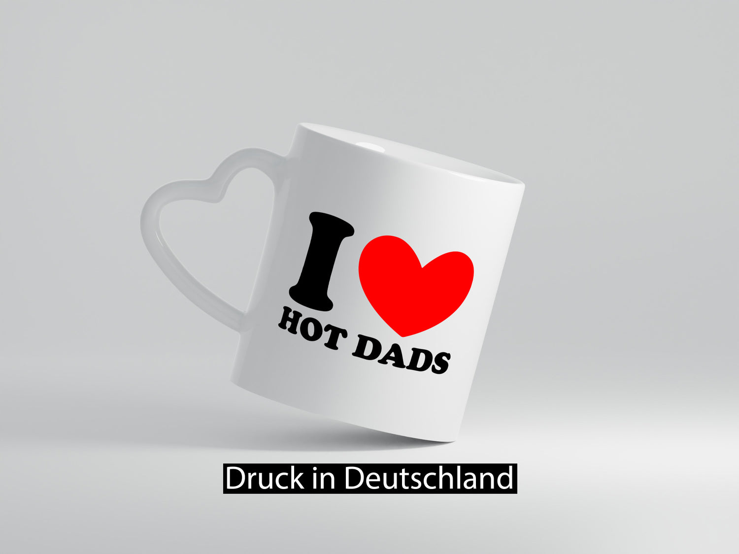 I love hot Dads | Vater Heißer v2 lustig Familie Geschenkidee Geschenk Tasse