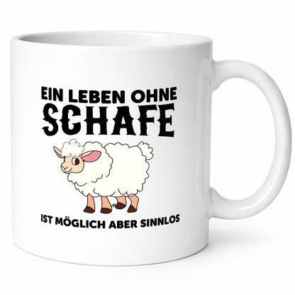 Leben ohne Schafe | Spruch Tasse Schäfer Schaf Humor Geschenkidee