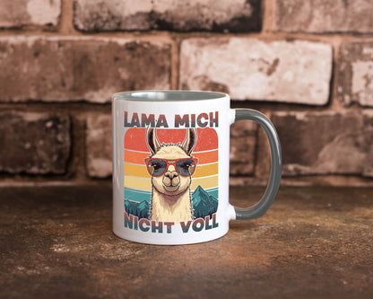 Lama mich nicht voll | Alpaka Kamel Retro lustig Humor Geschenkidee Geschenk