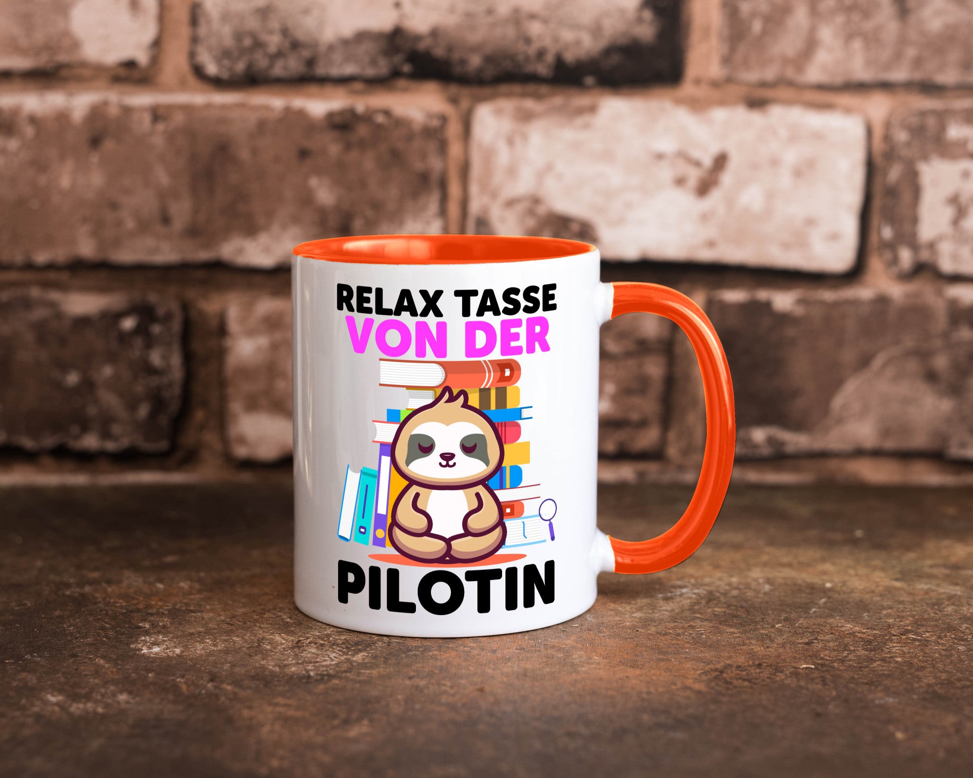 Relax Tasse: Pilotin | Definition Piloten lustiger Spruch Geschenk Humor