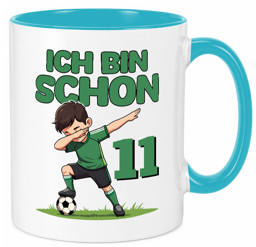 11. Geburtstag | 11 Jahre Fußballer Geschenkidee Humor Tasse