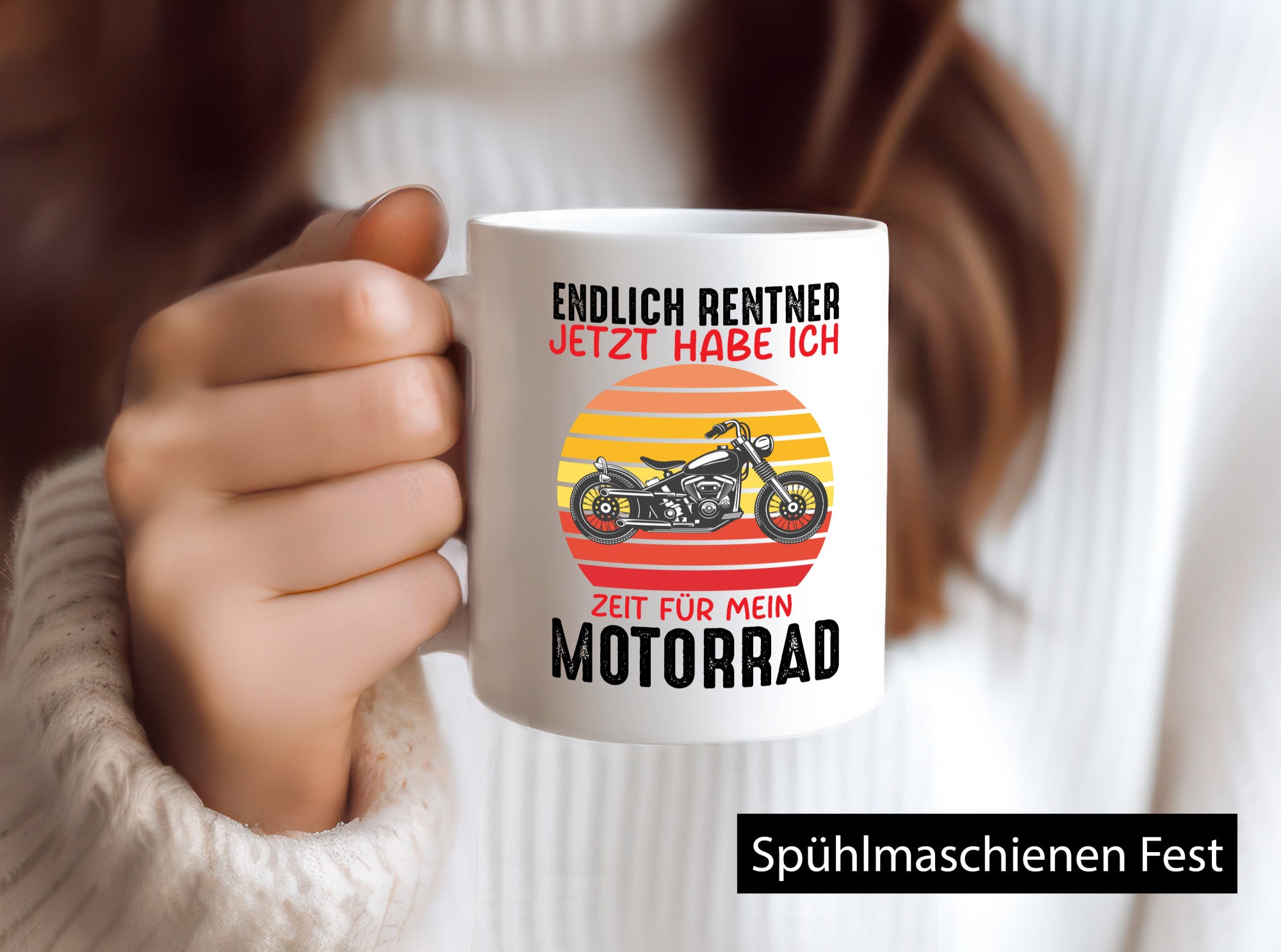 Endlich Renter jetzt habe ich Zeit für mein Motorrad lustig Humor Geschenkidee