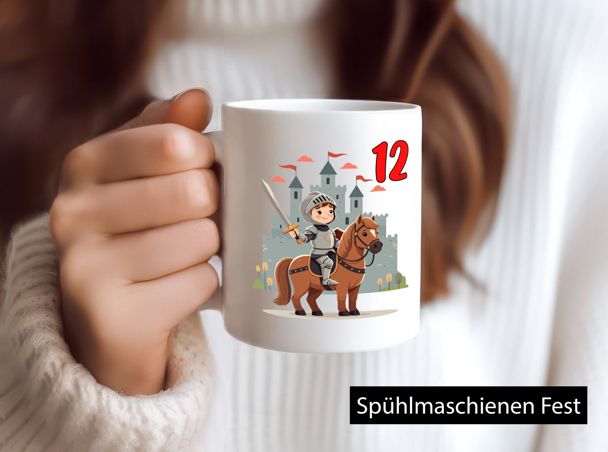 12. Geburtstag | 12 Jahre Ritter Junge Schloss lustiger Spruch Geschenk