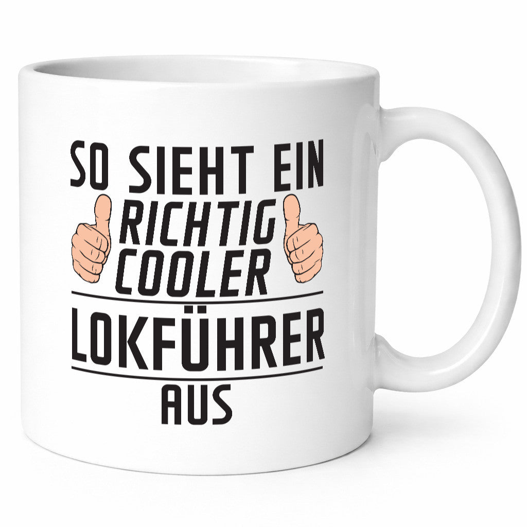 Richtig Cooler Lokführer | Zug Beruf lustiger Spruch Geschenk Arbeit Kollegen