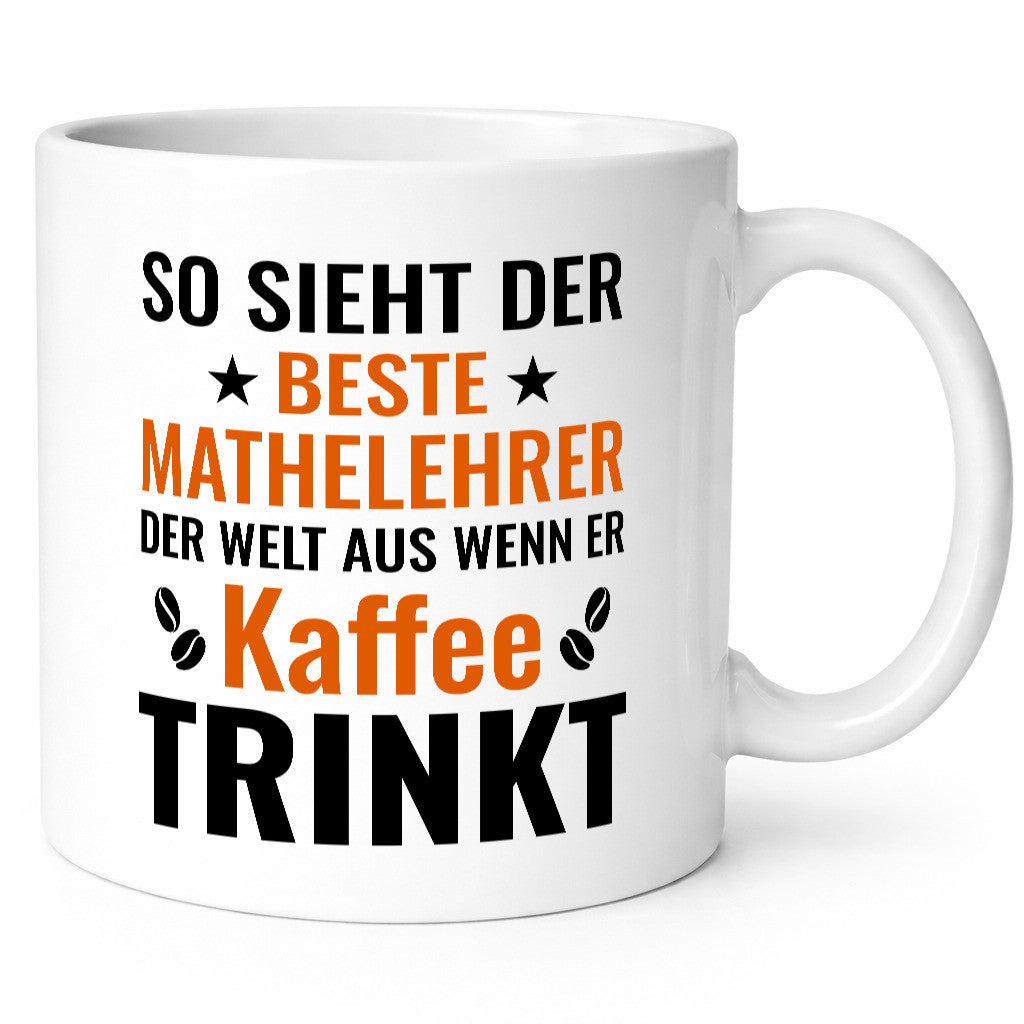 Kaffee trinkt: Mathelehrer | Lehrer Mathe lustig Humor Geschenkidee Geschenk