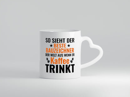 Kaffee trinkt: Bauzeichner | Zeichner lustig Humor Geschenkidee Geschenk Tasse