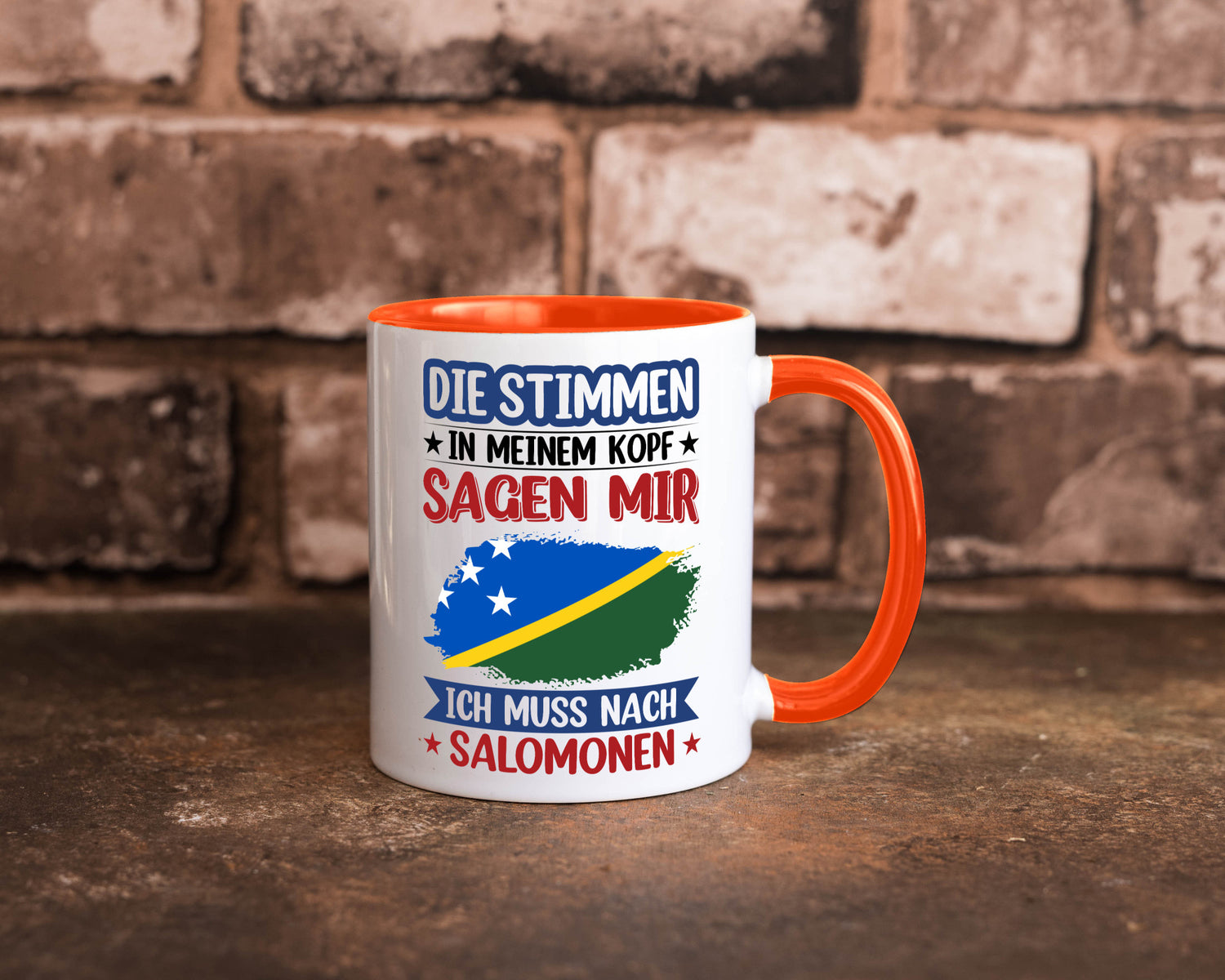 Salomonen | Urlaub Stimmen in meinem Kopf Traumland v2 Humor Geschenkidee Tasse