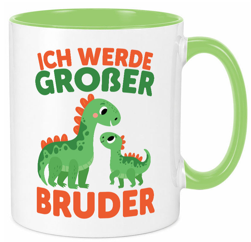 Ich werde Großer Bruder | Dino Brudersaurus lustig Humor Geschenkidee Geschenk