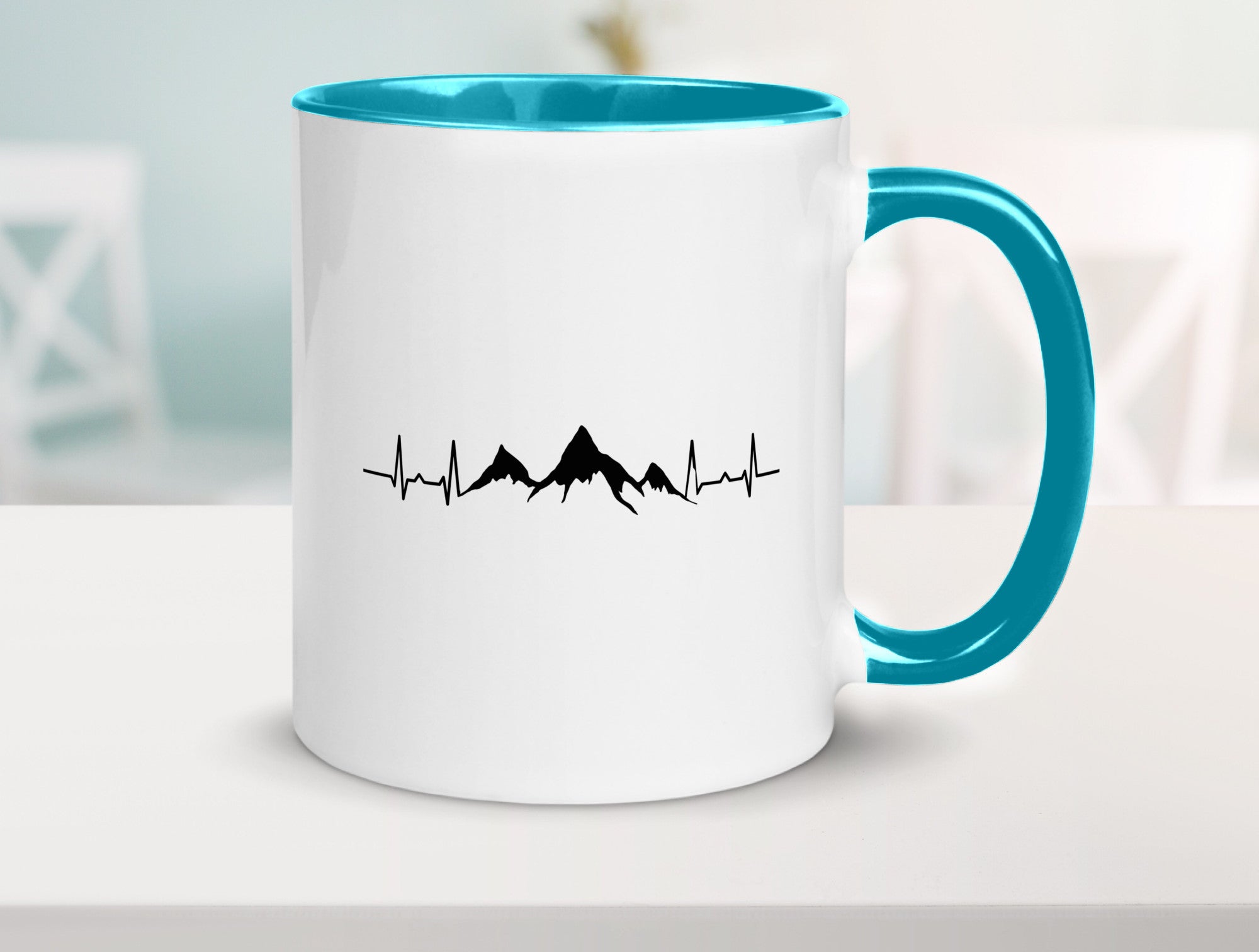 Berge Motiv | Alpen Skifahren Skiurlaub Apres Ski Geschenkidee Humor Tasse
