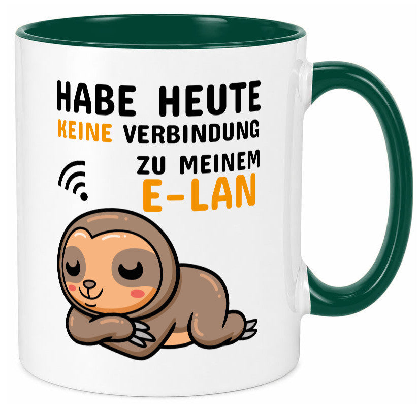 Keine Verbindung lustig Humor Geschenkidee Geschenk Tasse