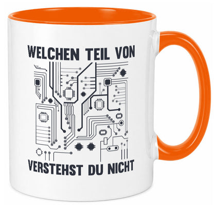 Welchen teil von verstehst du nicht | technik Humor Geschenkidee Tasse